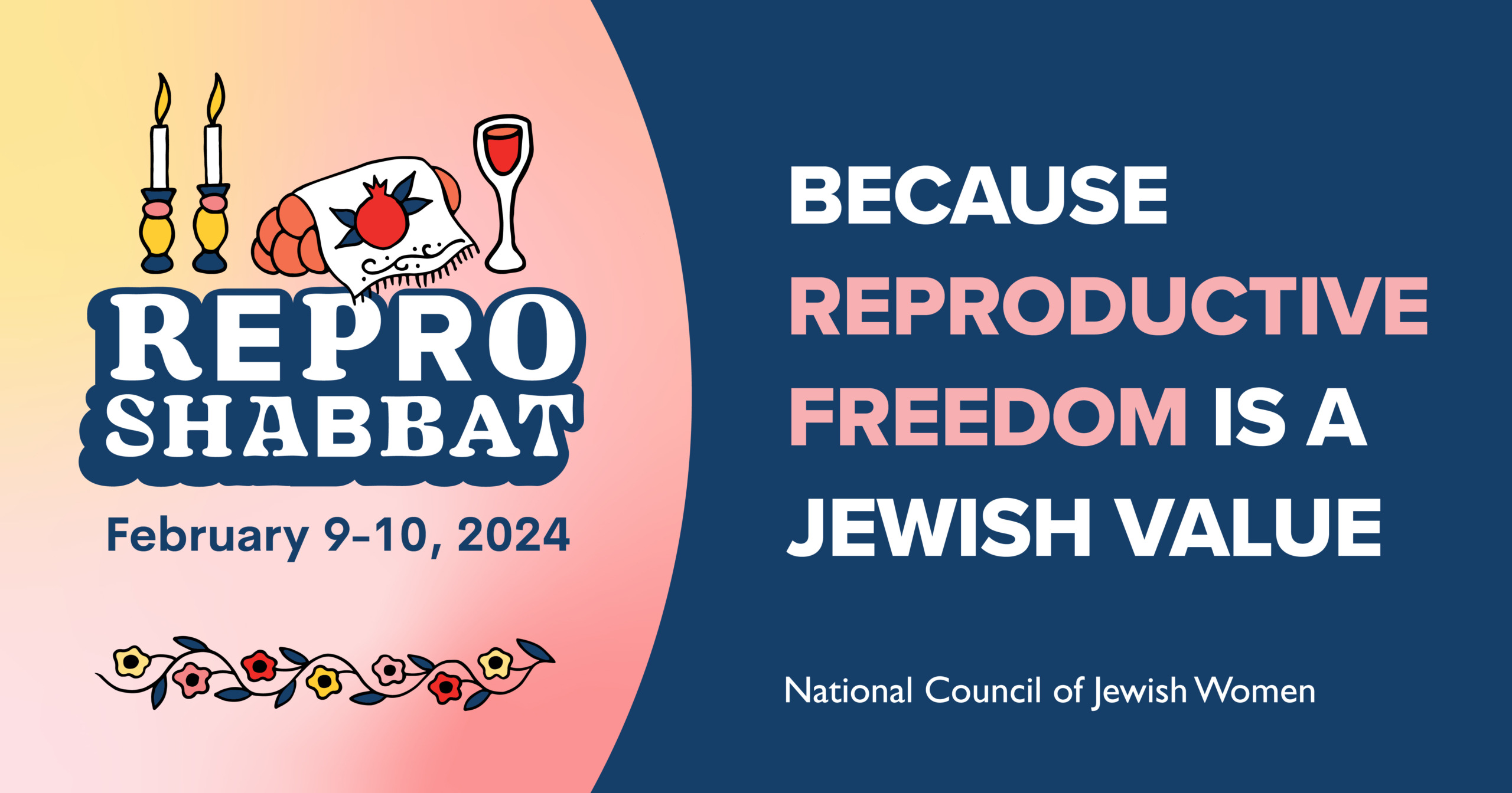 National Council of Jewish Women 2024 Repro Shabbat social gfx_FB1